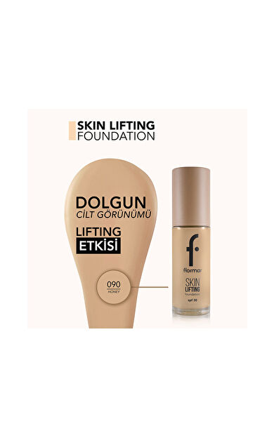 Flormar Skin Lifting Fondöten Spf30-090 Honey