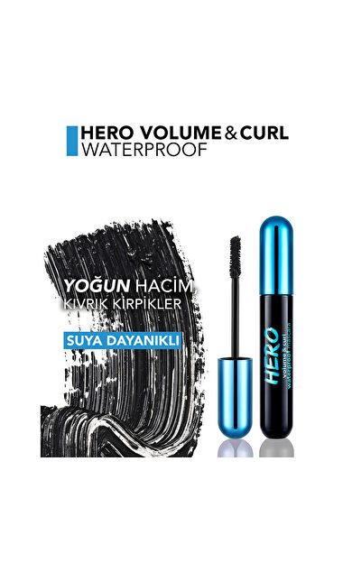 Flormar Hero Volume & Curl Waterproof Mascara