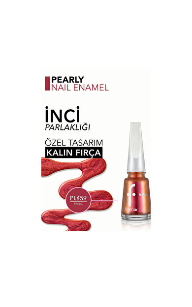 Flormar Pearly Yarı Transparan & Parlak Bitişli Sedefli Oje PL459 Frolic