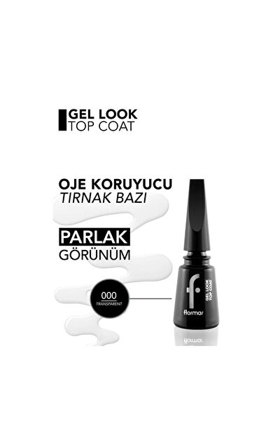 Flormar Gel Look Top Coat Oje Koruyucu