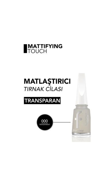 Flormar Mattifying Touch Mat Görünüm Veren Top Coat Tırnak Cilası