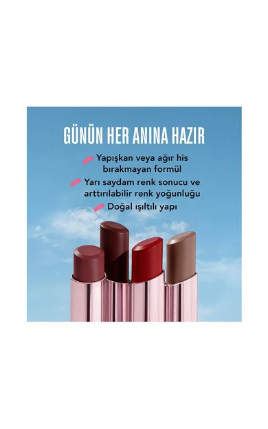 Flormar Sheer Up Sweet Escape Yarı Transparan & Parlak Bitişli Nemlendirici Ruj 024 Latte Mousse