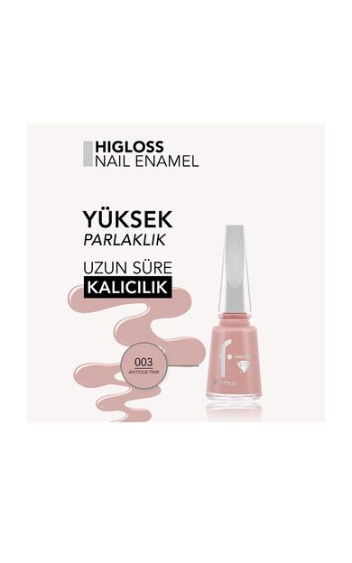 Flormar Higloss Oje 003 Antique Pink