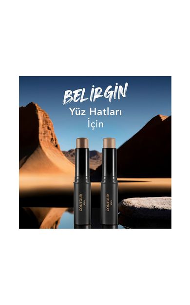 Flormar Yumuşak Dokulu & Yarı Mat Bitişli Asansörlü Stick Kontür 003 Medium Deep
