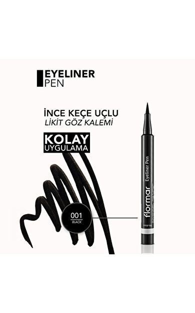 Flormar Eyeliner Pen Siyah 600
