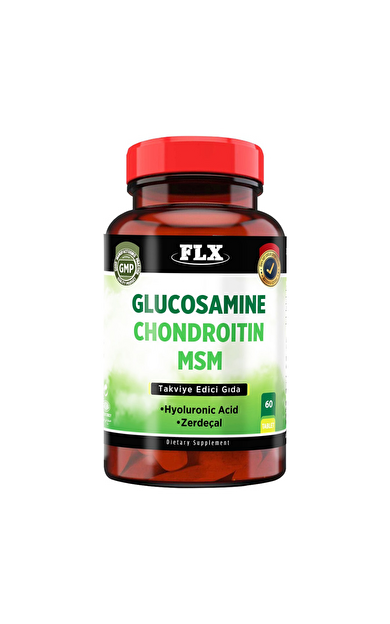 FLX Glucosamine Chondroitin Msm Hyaluronic Asit Zerdeçal 60 Tablet