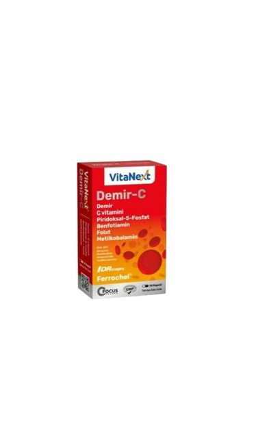 Vitanext Demir-C 30 Kapsül
