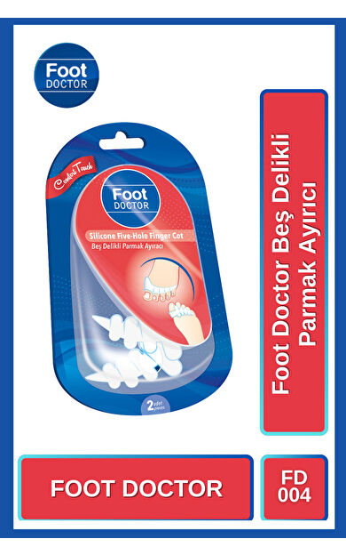 Foot Doctor Beş Delikli Parmak Ayırıcı, Rahat ve Pratik Elde Kullanım Aleti