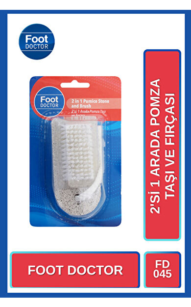 Foot Doctor Pomza Taşı ve Fırçası 2&amp;1 045