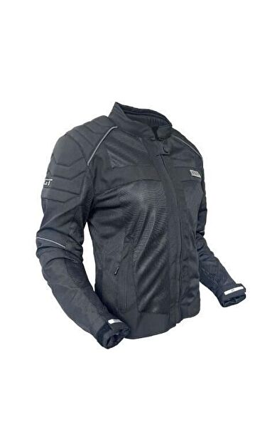 Forte Gt 2001057 Dark Night Kadın Yazlık 3 Kademeli Korumalı Motosiklet Montu S Beden