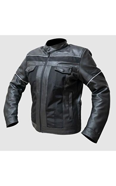 Forte Gt 2001071 Street Deri Full Koruma Mevsimlik Motosiklet Montu M Beden Siyah