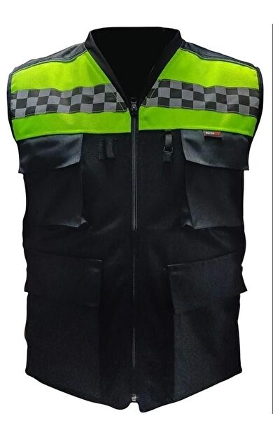 Forte Gt 2001186 Cepli Motosiklet Reflektif Yelek Rüzgara Geçirmez M Beden