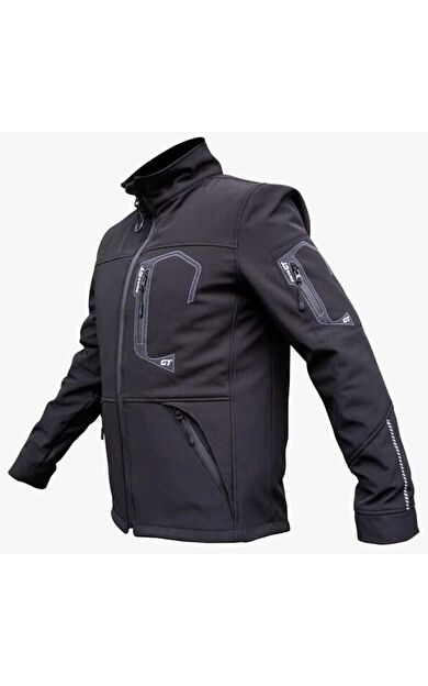 ForteGt 1085 Spark Soft Shell Su Rüzgar Geçirmez Full Korumalı Motosiklet Yelek 4XL Beden