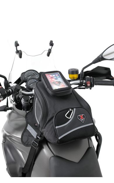 Forte Gt 627 XL Tank Bag Manyetik Motosiklet Depo Üstü Çantası Siyah Depo Üstü Mıknatıslı Çanta