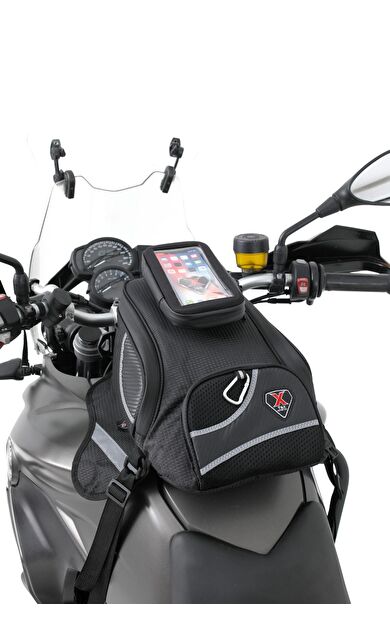 Forte Gt 627 XL Tank Bag Manyetik Motosiklet Depo Üstü Çanta Siyah
