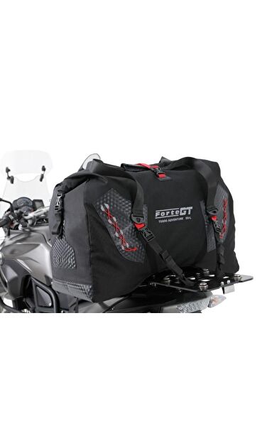 Forte Gt 70900 Adventure Motosiklet Arka Çanta 55 Litre Valiz Model Siyah Kırmızı