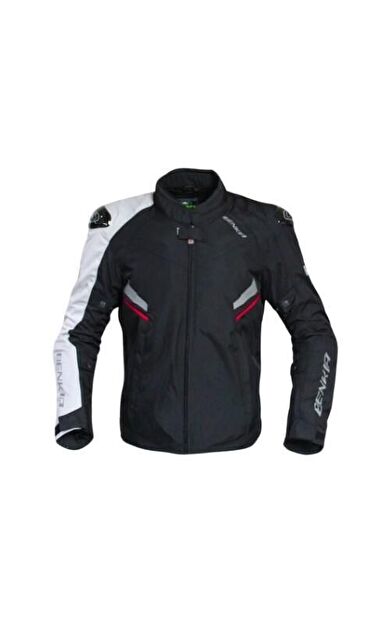 Forte Gt Xbyc 355 Benkıa Sakura Full Koruma Yazlık Motosiklet Montu 2XL Beden Siyah