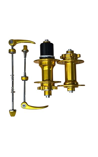 Forte Gt Xbyc 680 Bisiklet Hub Sesli Ön Arka Kaset Göbek Seti 32 Delik 6 Vida Qr Mandal Gold
