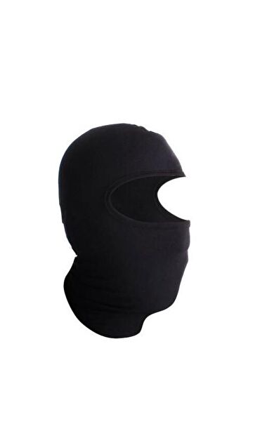 XBYC 1360 Motosiklet Bisiklet Balaklava Termal Bandana Maske Siyah