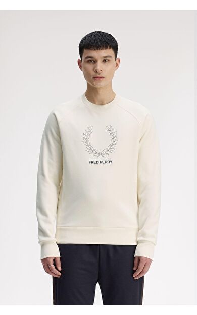 Fred Perry M1769 Outline Lrl Wrth Erkek Sweatshirt