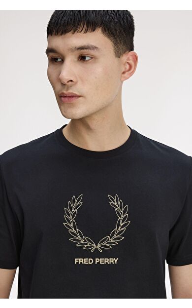 Fred Perry M1775 Outline Laurel Wreath Erkek Tişört