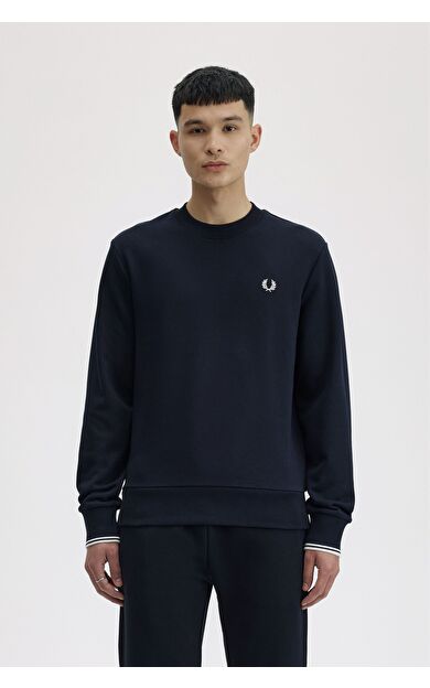 Fred Perry M7535 Crew Neck Erkek Sweatshirt