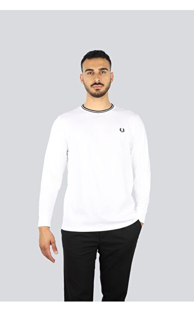 Fred Perry M9602 Ls Twin Tipped Erkek Tişört