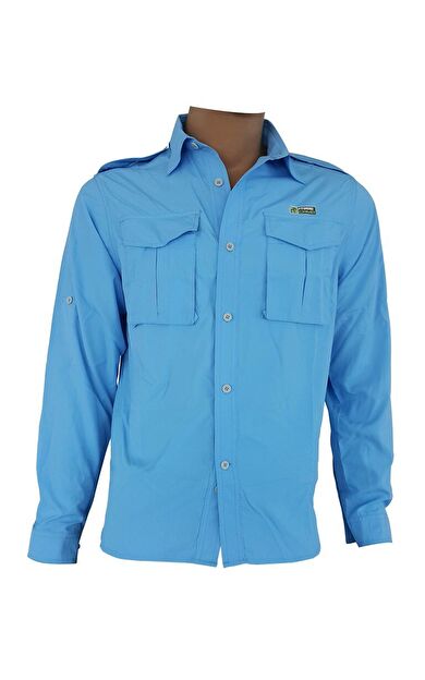 FreeCamp Arizona Erkek Gömlek-MAVİ