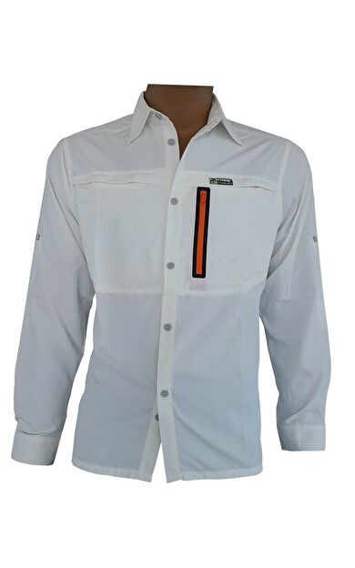 FreeCamp Florida Erkek Gömlek-BEYAZ