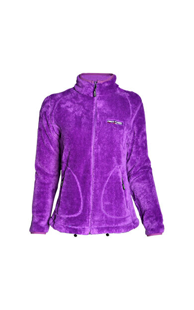 FreeCamp Kadın Full Zipper Welsoft Fleece Polar-MOR