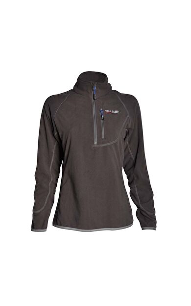 FreeCamp Kadın Yarım Fermuar Polar-ANTRASİT