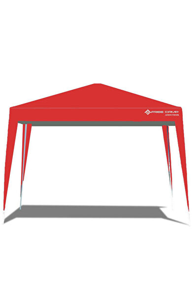 FreeCamp Palencia AND1027 240x240cm Polyester Tente-KIRMIZI