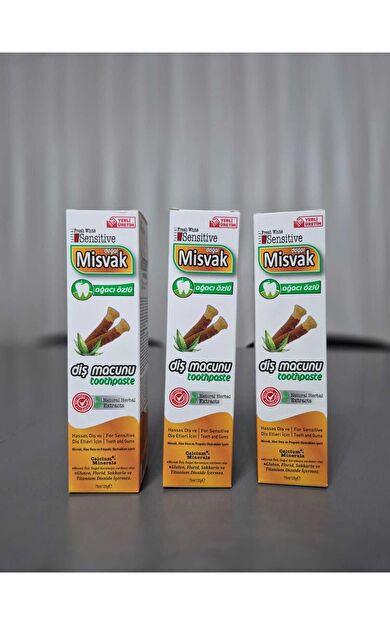 Fresh White 3Lü Misvak Ağacı Özlü Diş Macunu 75X*3 225 Ml