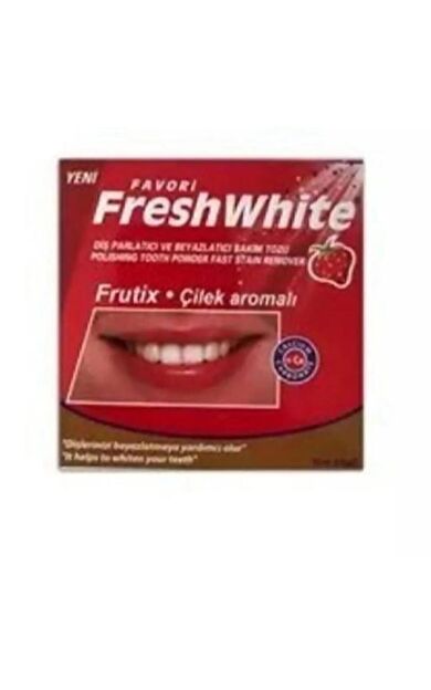 Fresh White Diş Bakım Tozu Frutix 50 Gr