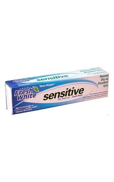 Fresh White Diş Macunu Sensitive+ Nane Rüzgarı 90 Gr