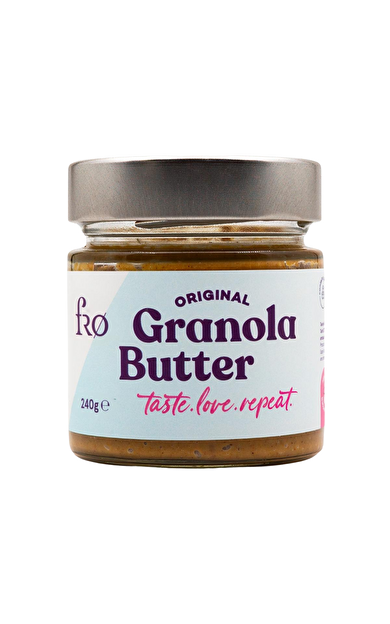 FRO Granola Butter Original Glutensiz Şekersiz Vegan Sürülebilir Ezme 240g