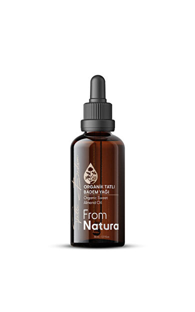 From Natura Organik Soğuk Sıkım Tatlı Badem Yağı 30 ml
