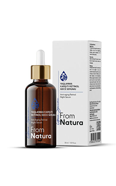 From Natura Yenileyici Yaşlanma Karşıtı Retinol Gece Serumu 30 ml