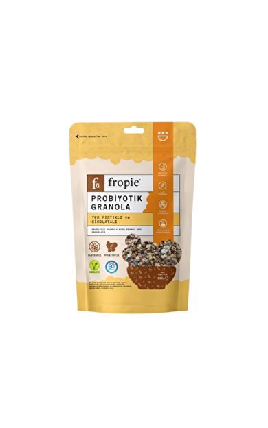 FROPİE Yer Fıstığı &amp; Çikolatalı Probiyotik Granola 200g