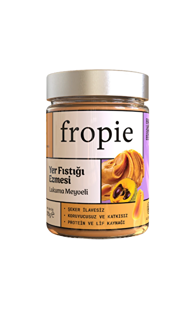 FROPİE Yer Fıstığı Ezmesi - Lukuma Meyveli 315g