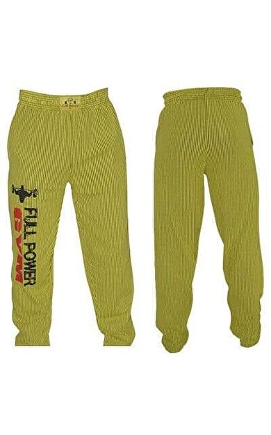 Full Power Gym Alt Spor Eşofman Sarı