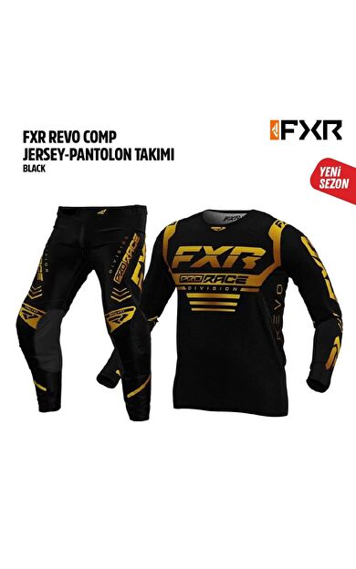 Fxr Altın Siyah Jersey Pantolon Takımı