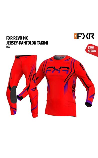 Fxr Kırmızı Mor Jersey Pantolon Takımı