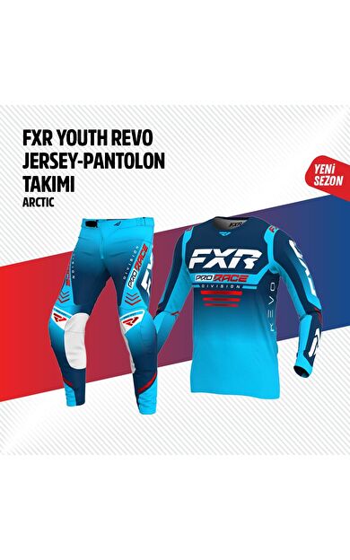 FXR MAVİ TURKUAZ JERSEY PANTOLON TAKIMI