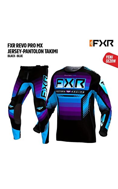 Fxr Siyah Turkuaz Jersey Pantolon Takımı
