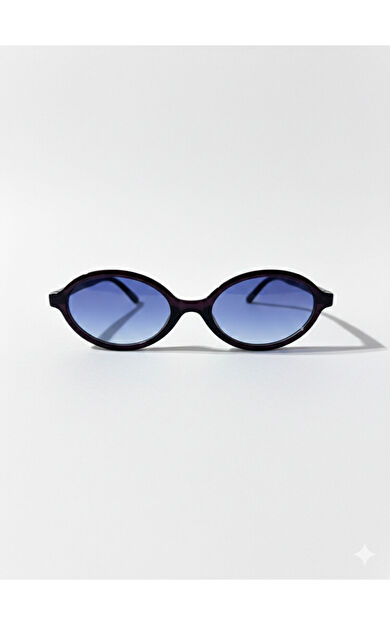 Gabbiano Kadın Oval Küçük Güneş Gözlüğü Ek:54-Koyu Kahverengi