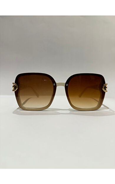 Gabbiano Gb603 Kahverengi Kadın Güneş Gözlüğü Bej