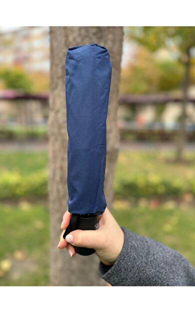 Gabbiano 8 Telli Tam Otomatik Rüzgara Dayanıklı Sihirli  Şemsiye GB2029 Lacivert