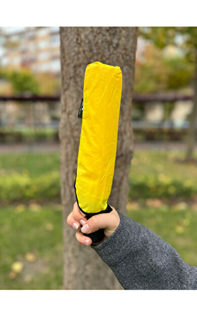 Gabbiano 8 Telli Tam Otomatik Rüzgara Dayanıklı Sihirli  Şemsiye GB2029 Sarı