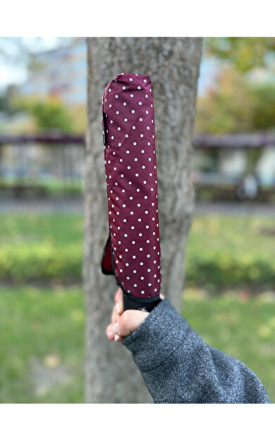 Gabbiano 8 Telli Tam Otomatik Rüzgara Dayanıklı Şemsiye Bordo